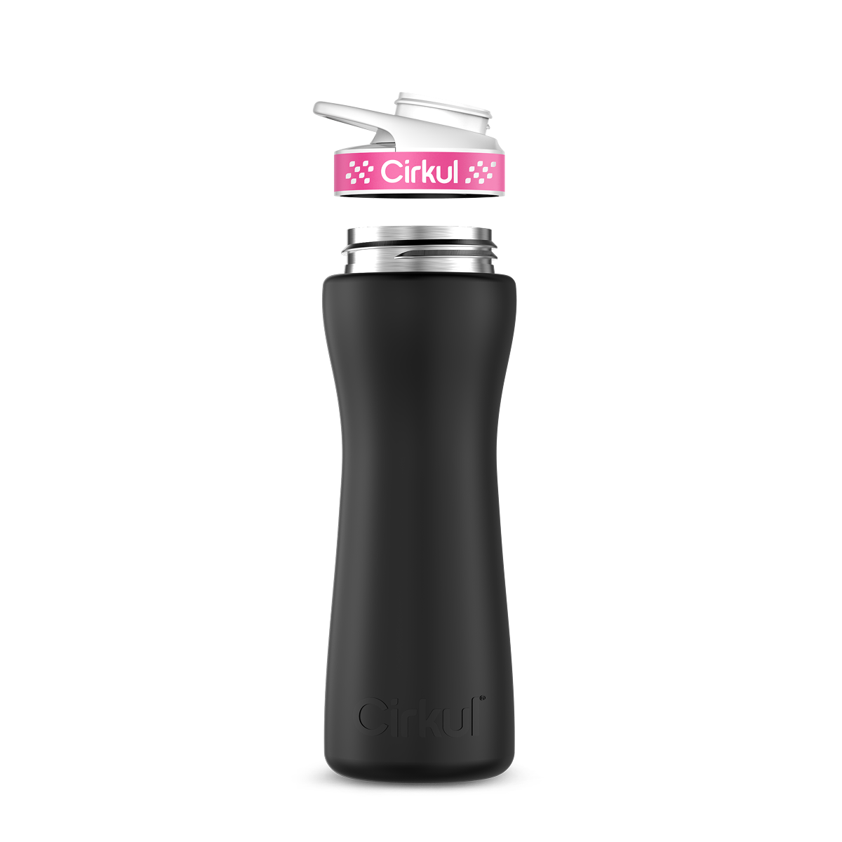 22oz. Stainless Steel Bottle & Comfort Grip Lid